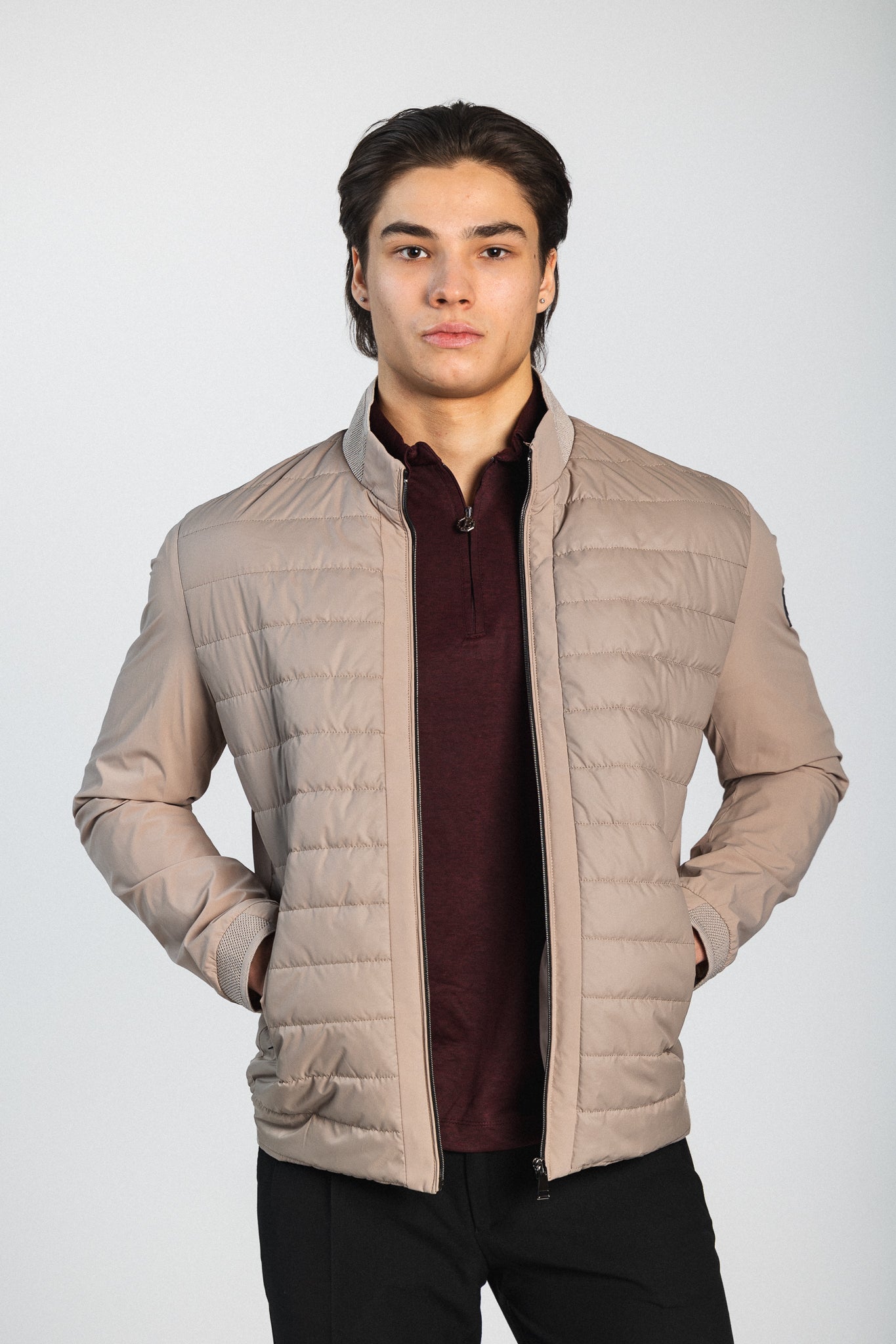 Abrigo Marca Ropa Montaña Noruega Chaqueta Montana, Beige