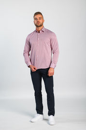 Collared shirt Richard, Pink