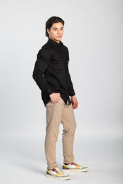 Stretch pants, Beige