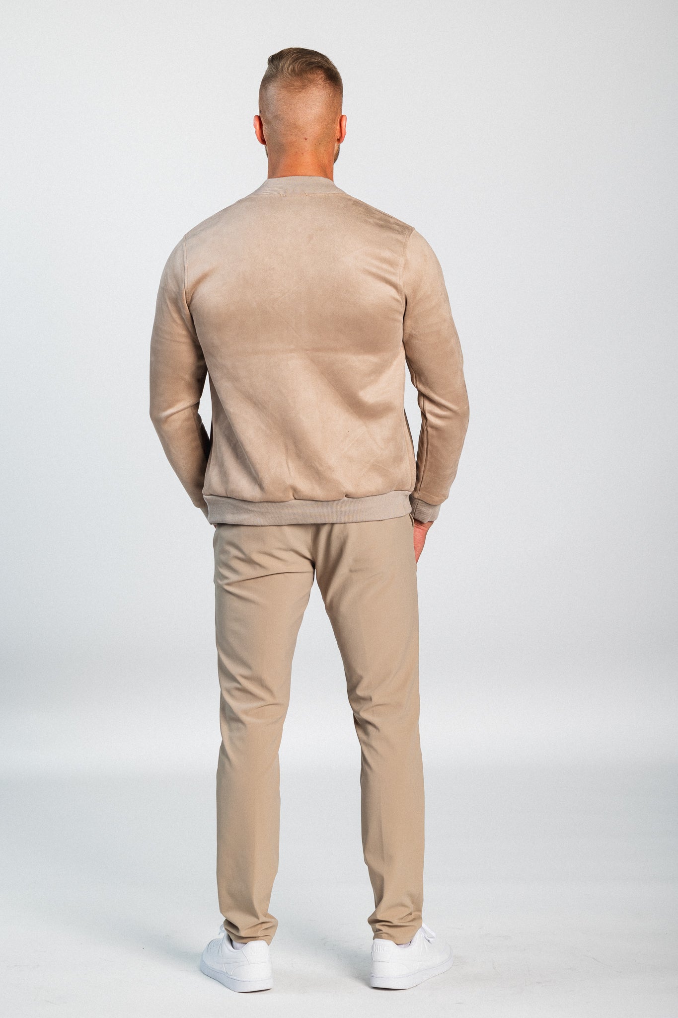 Stretch pants, Beige