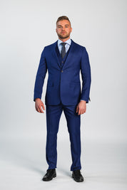 Traje Nathaniel, Azul brillante