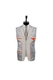 Traje Benjamin, lino claro